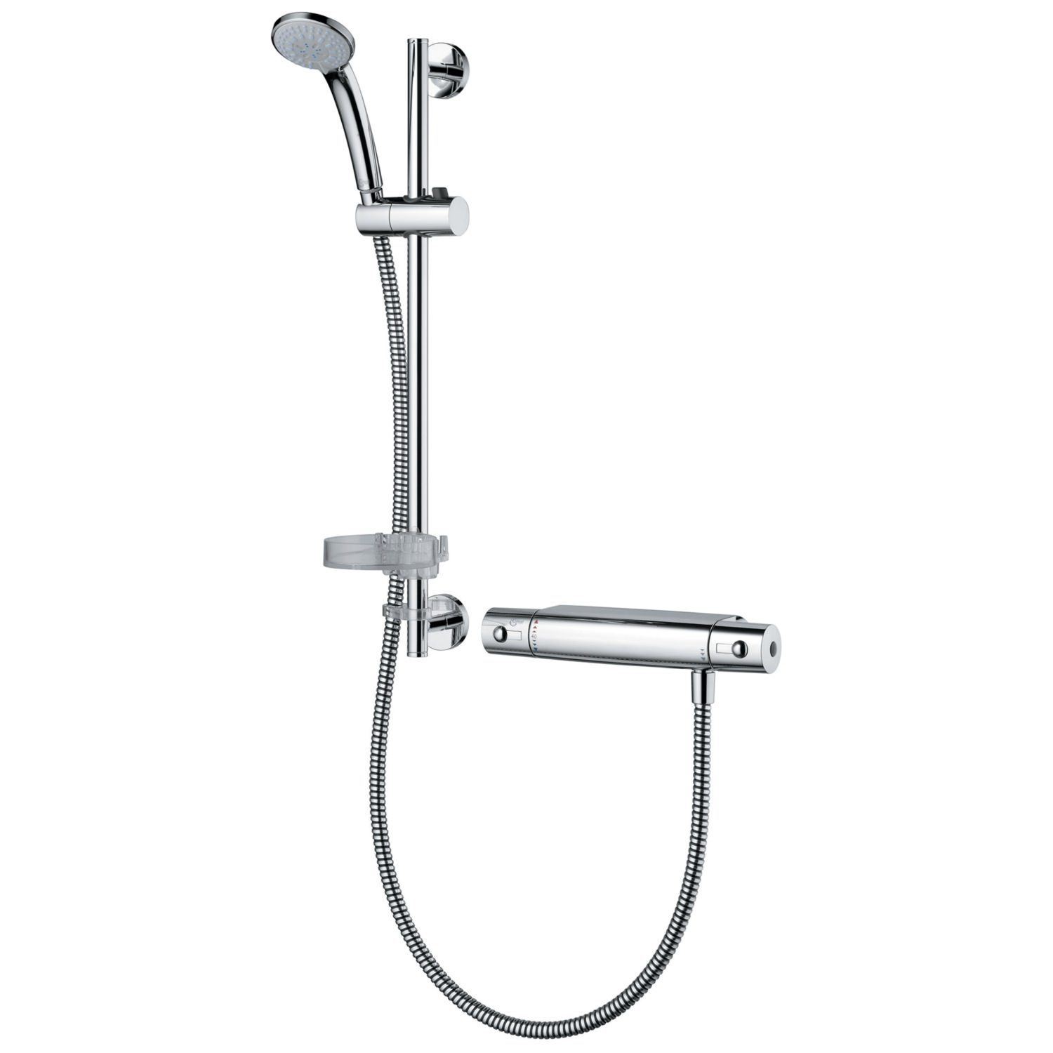 Ideal Standard Alto Ecotherm Exposed Wall Mounted Shower Mixer With ...