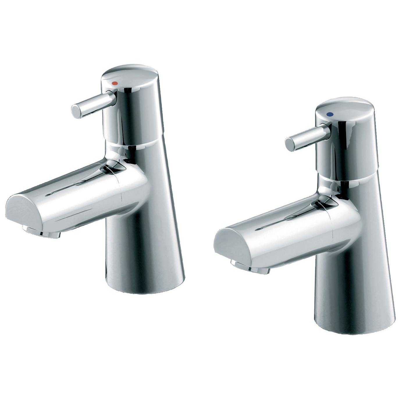 Ideal Standard Cone Basin Pillar Taps With Lever Handles B5105AA