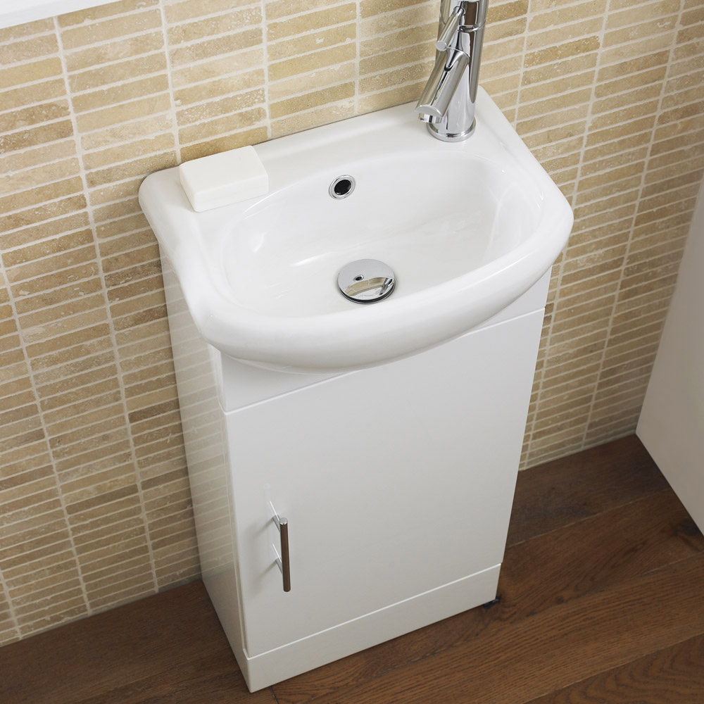 Premier Sienna 420mm Floor Standing Cabinet And Basin Nvs100