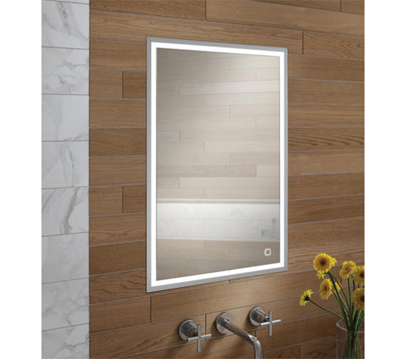 Hib Vanquish 50 Led Demisting Recessed Mirror Cabinet 530 X 730mm