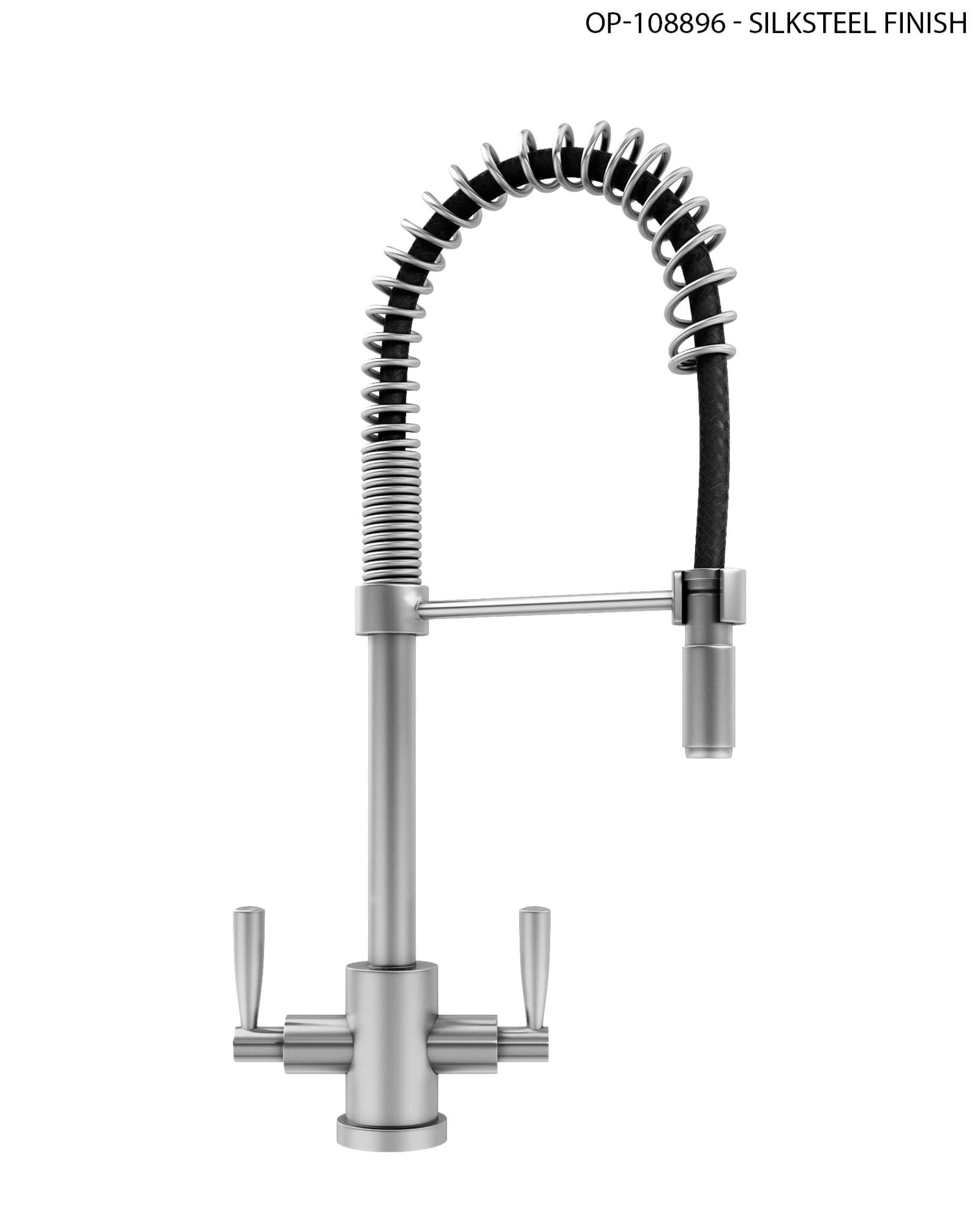 Franke Olympus Spring Pull Out Nozzle Kitchen Sink Mixer Tap Chrome