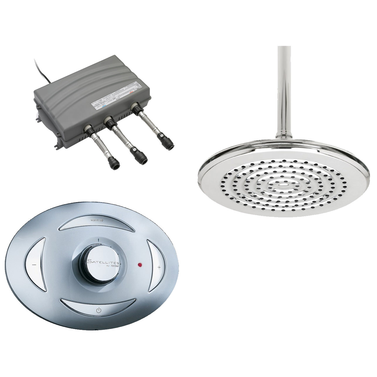 Triton Satellites High Pressure Digital Mixer Shower With Sirona And