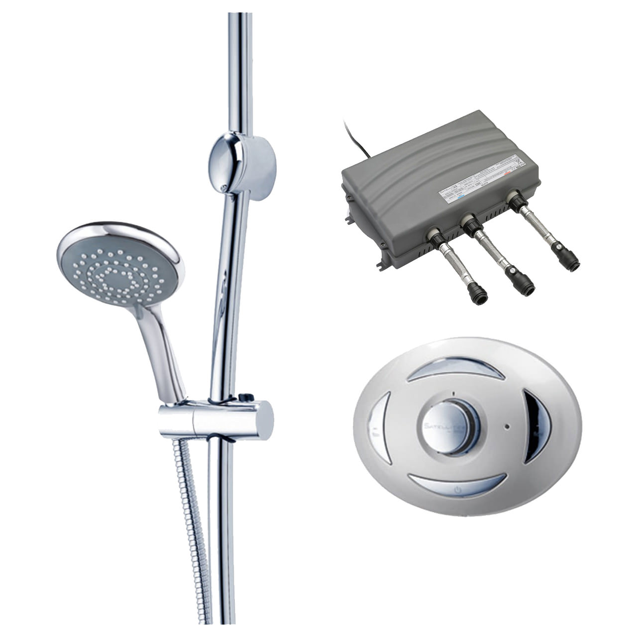 Triton Satellites High Pressure Digital Mixer Shower With Sirona And