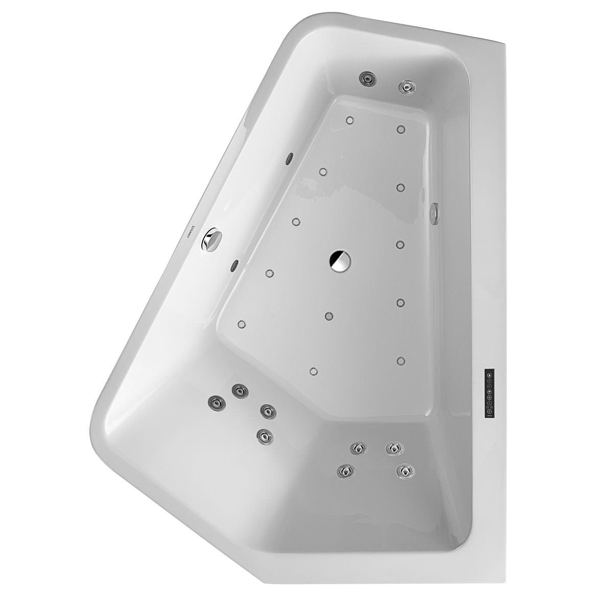 Duravit Paiova 1900mm 5 Corner Right Built In Bath With Combi System L