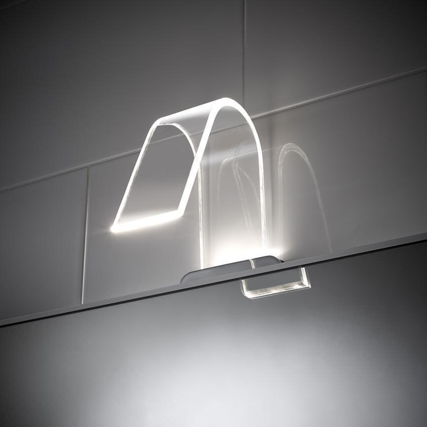 Hudson Reed Cascade Warm White Acrylic LED Over Mirror Light SE34301W0 Hudson Reed Cascade Warm White Acrylic LED Over Mirror Light SE34301W0