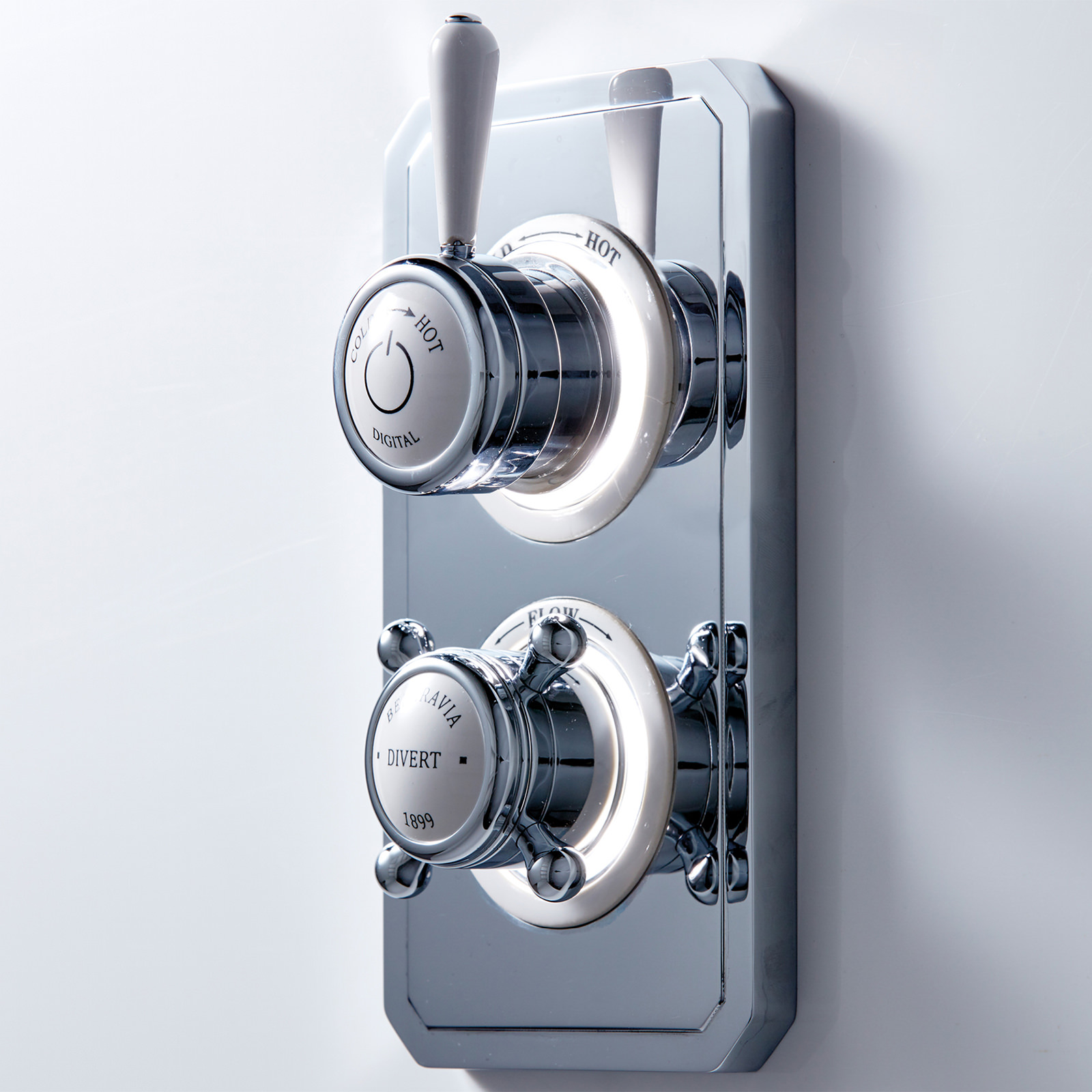 Crosswater Belgravia Lever Digital 2 Outlet Shower Valve With Processor