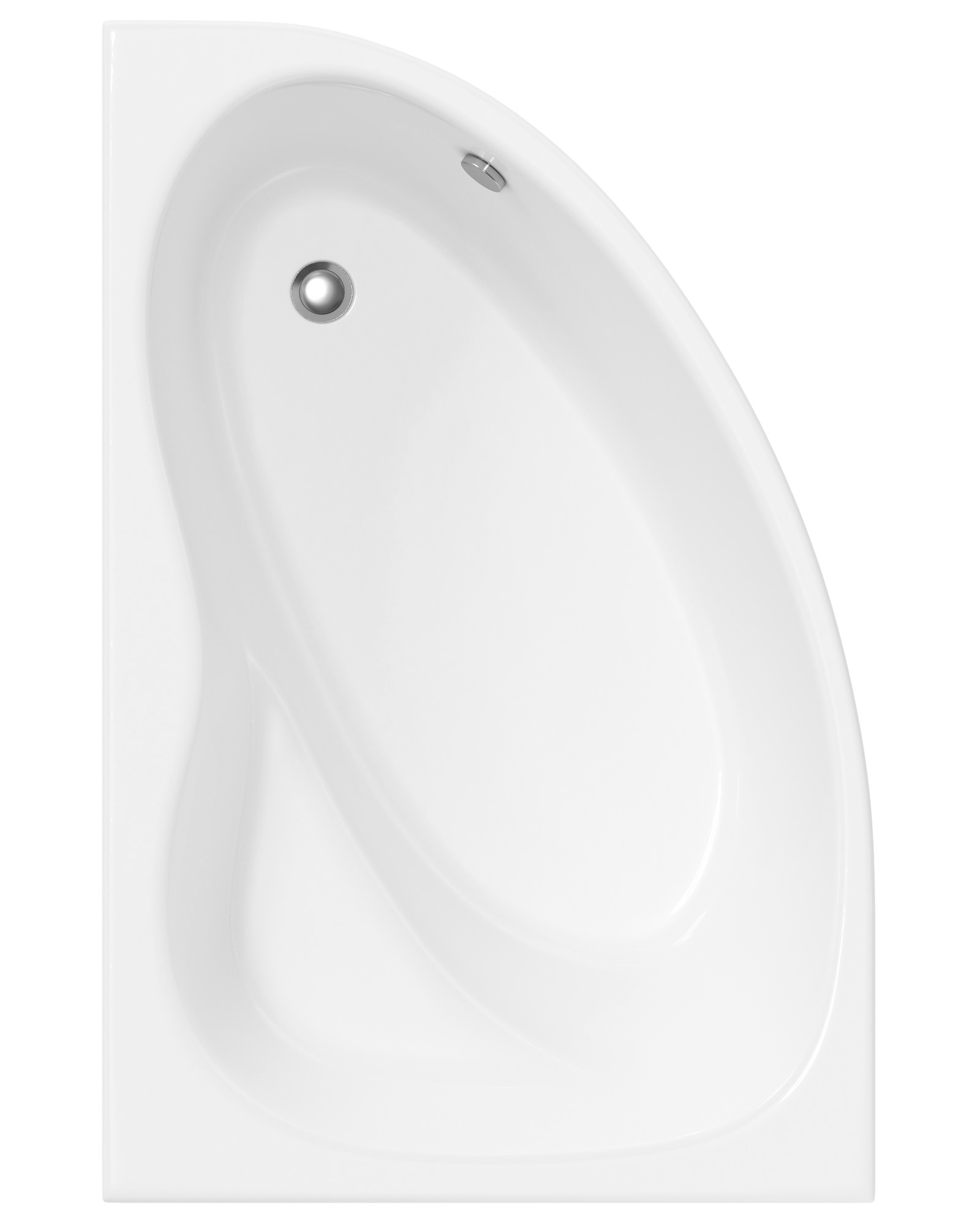 Lauren Pilot 1450 x 950mm Offset Corner Left Hand Acrylic Shower Bath