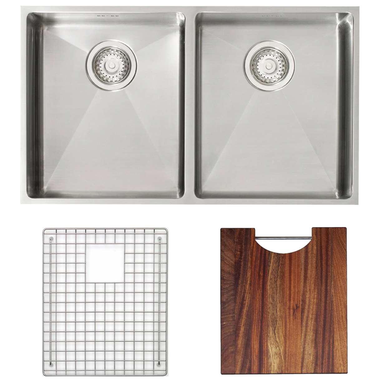 Astracast Onyx 4070 2.0 Bowl Stainless Steel Inset Sink And Accessories