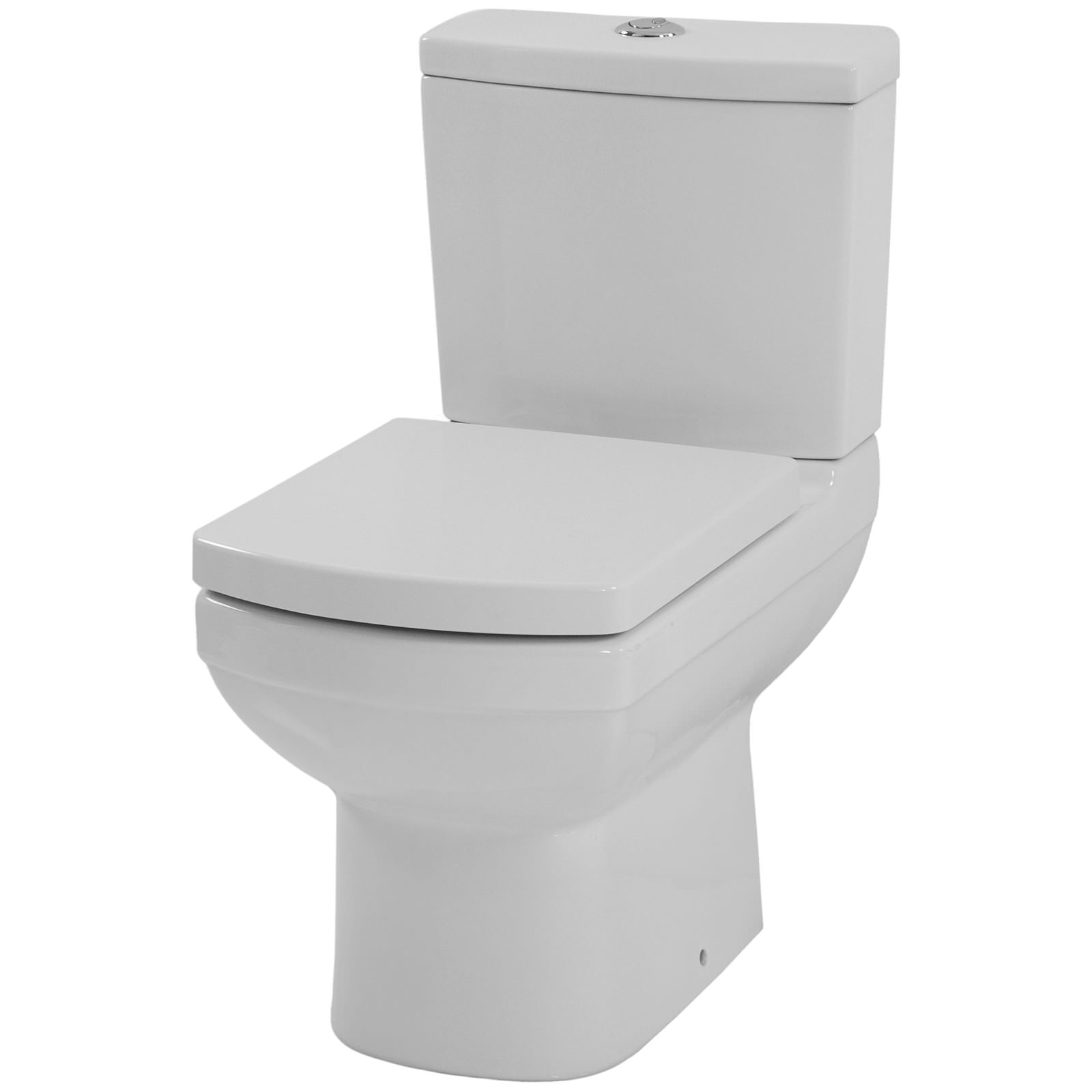 Saneux I-Line Close Coupled WC Pan With Cistern And Seat