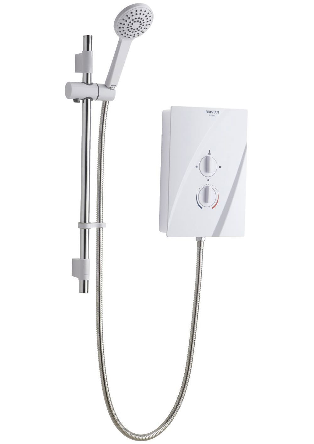 Bristan Cheer 9.5kw White Electric Shower