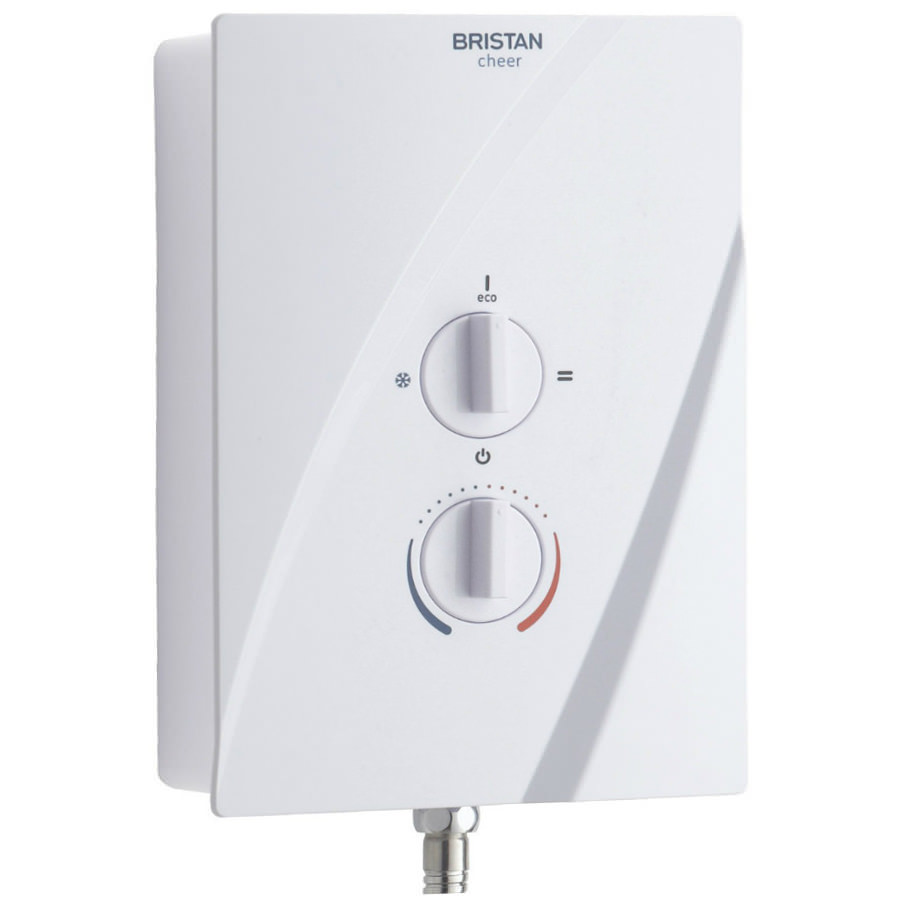 Bristan Cheer 9.5kw White Electric Shower