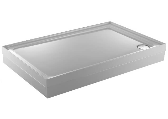 Just Trays JTFusion Rectangular Flat Top AntiSlip Shower Tray