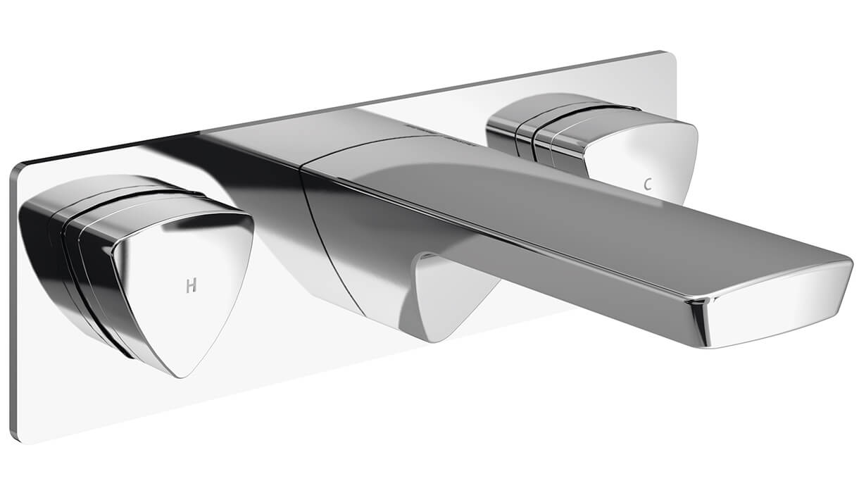 Bristan Bright Wall Mounted Basin Mixer Tap BRG WMBAS C