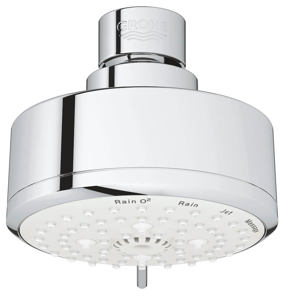 thumbnail image 2 of Grohe Tempesta 100 Shower Set – Hand Shower, Wall Bracket, 125cm Hose – Multi-Function (27799001) 2 of 6
