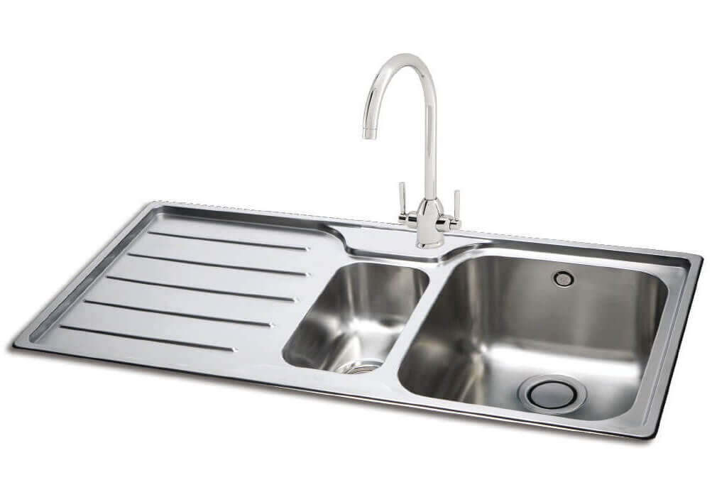 Carron Phoenix Ibis 150 Left Hand 1 5 Bowl Inset Kitchen Sink