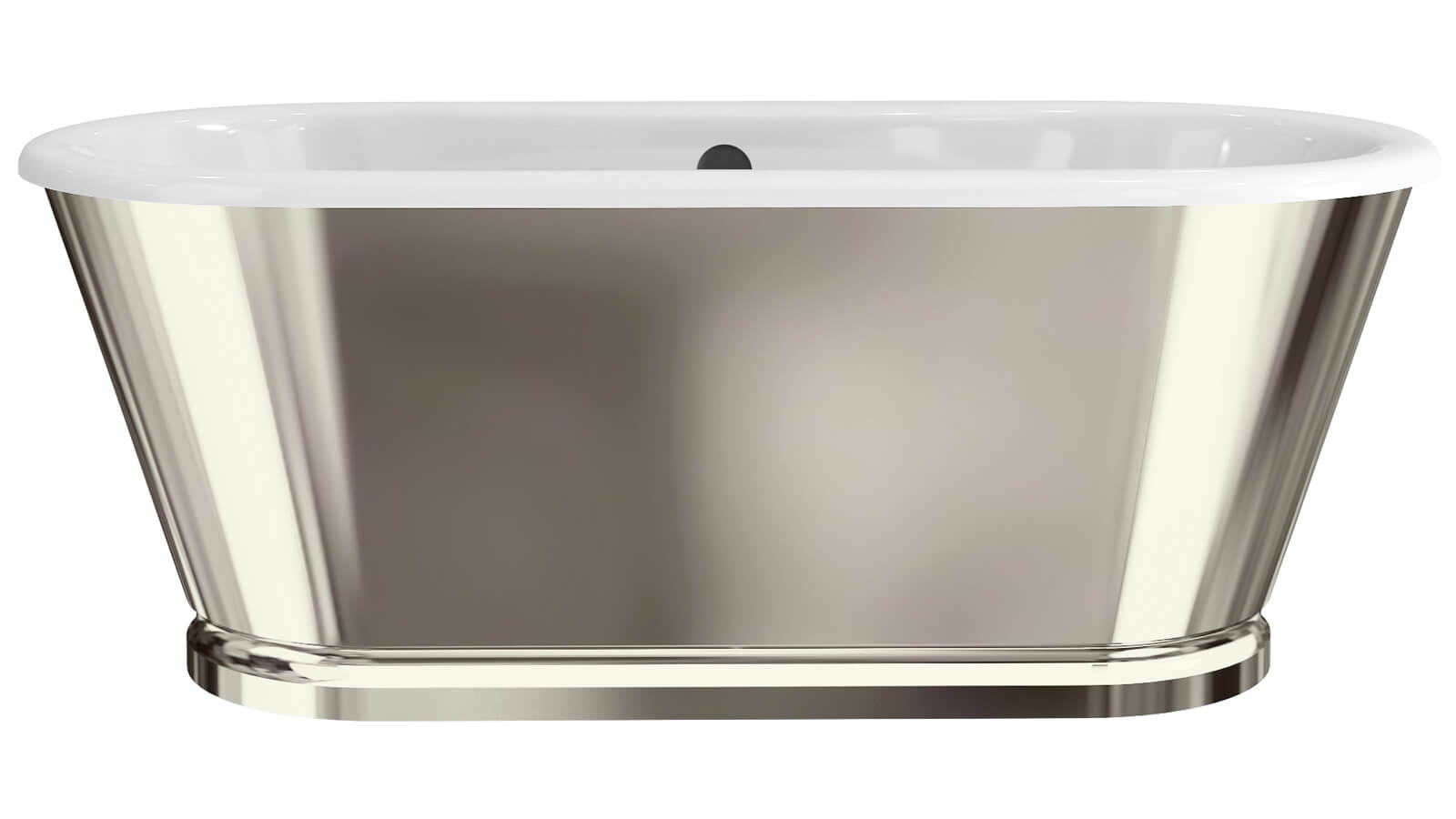 Burlington Arcade Albermarle Free Standing Bath With Nickel Finish ARC25