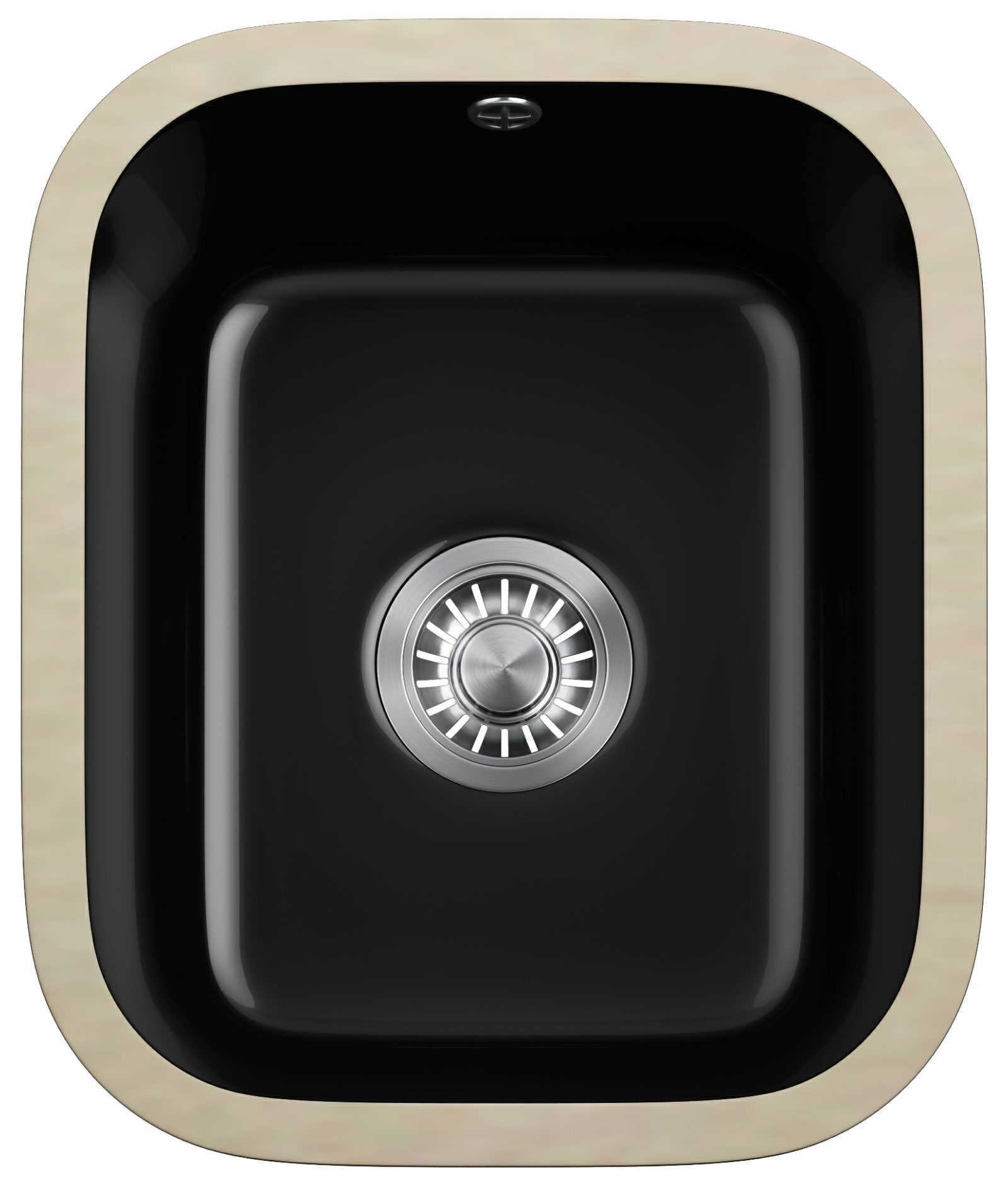 Franke V And B VBK 110 33 Ceramic 1.0 Bowl White Undermount Kitchen