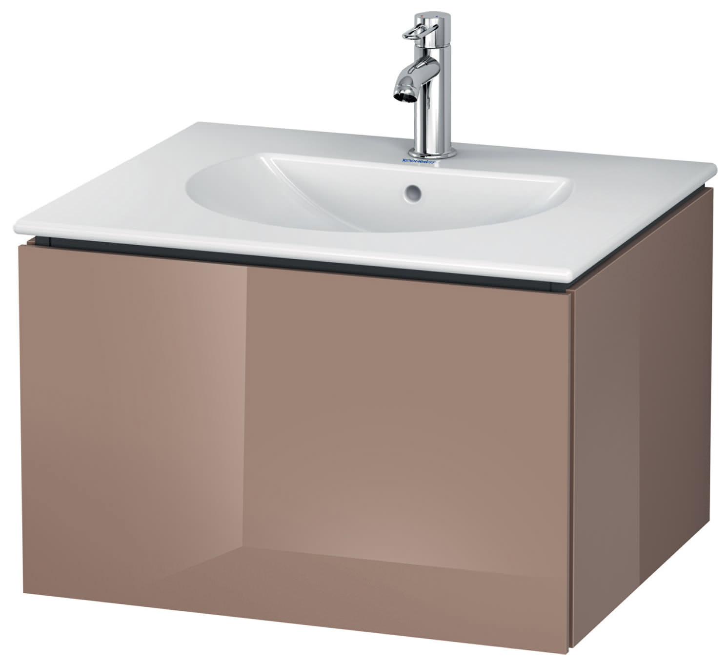 Duravit LCube 620mm Wall Mounted Vanity Unit With Darling New Basin