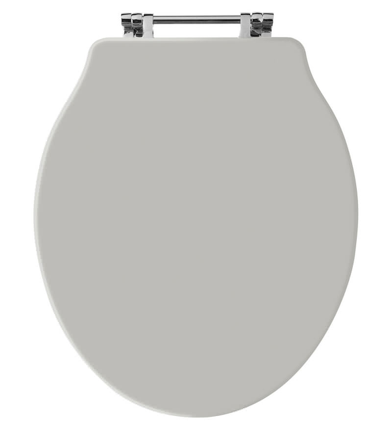 Old London Richmond Top Fix Wooden Toilet Seat White NLS199