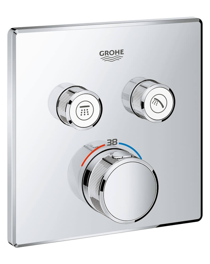 2 Valves Round SmartControl Concealed Mixer GROHE 29145000