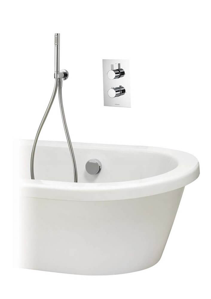 Aqualisa Rise DCV Dual Outlet Mixer Shower Valve HP Or Combi