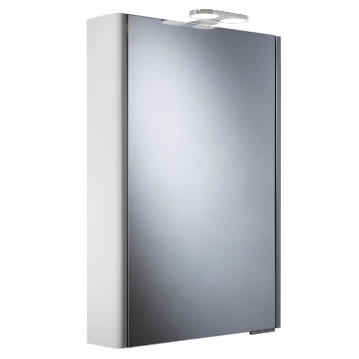 Roper Rhodes Phase Single Mirror Glass Door Cabinet With Leds Dn50wl
