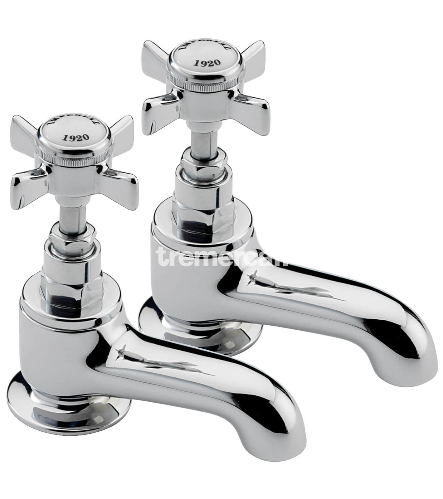 Tre Mercati Imperial Chrome Pair Of Bath Tap 1072