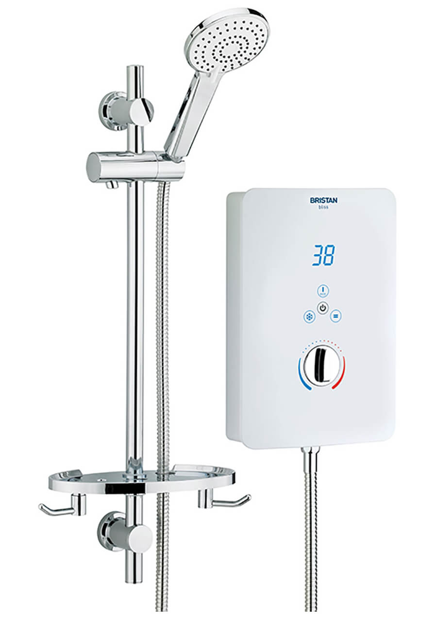 Bristan Bliss White 10.5KW Electric Shower BL3105 W