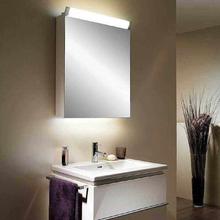 Schneider Paliline 1 Door 760mm Height Mirror Cabinet With Led