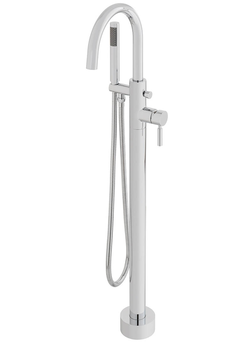 Vado Origins Floor Mounted Bath Shower Mixer Tap Ori 233 C P