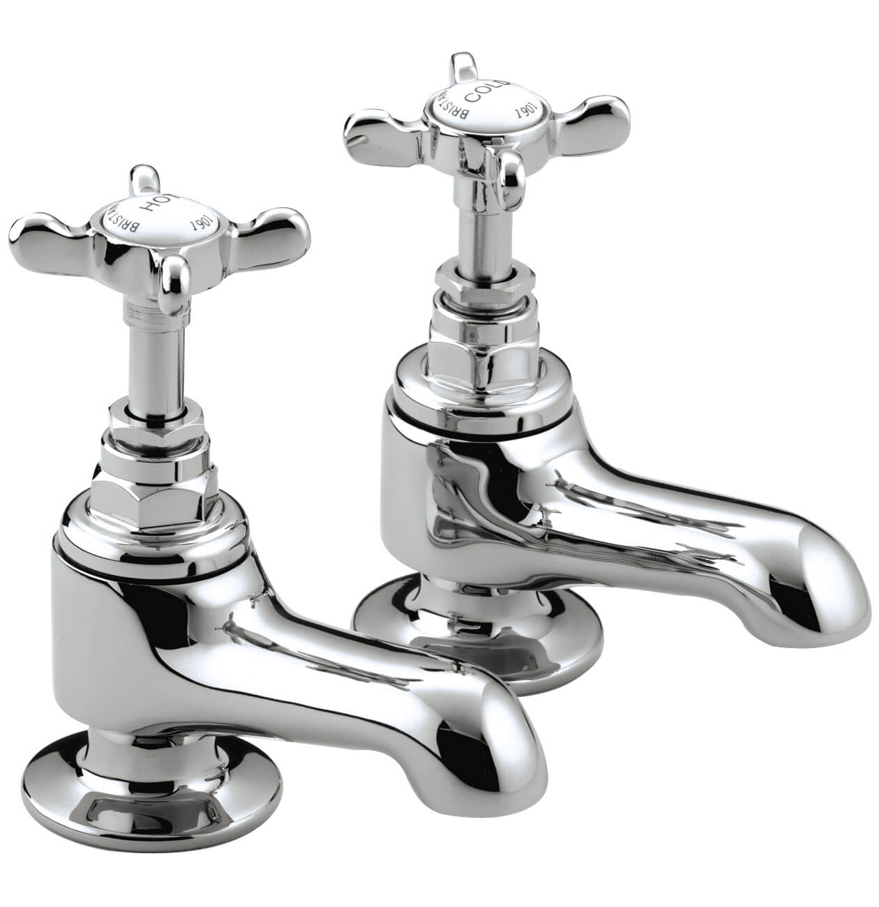 Bristan 1901 Chrome Pair Of Bath Taps N 3 4 C CD   L 2018 9 7  10 24 58 169 