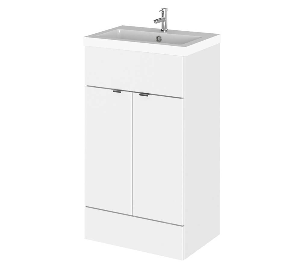 Floor Standing Vanity Unit And Basin, Standing Bathroom Vanity Unit