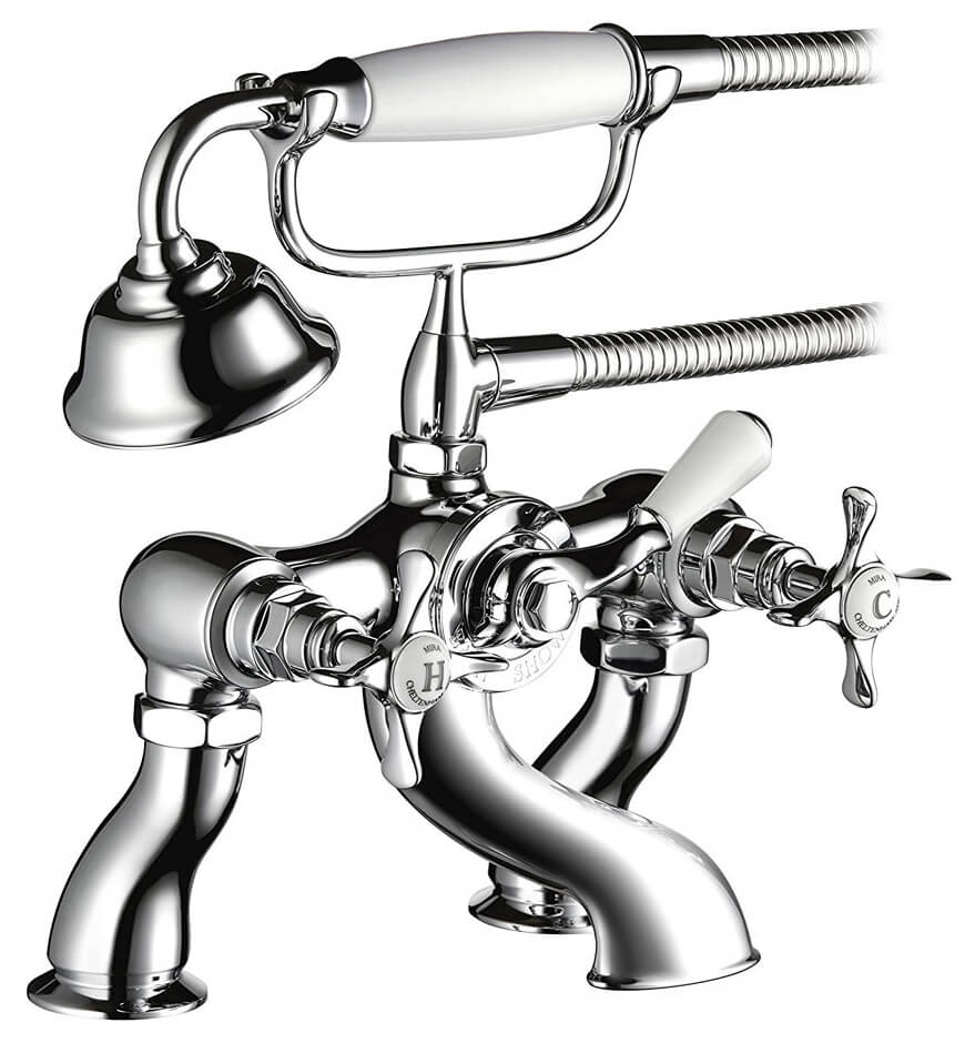 Mira Virtue Deck Mounted Bath Shower Mixer Tap With Kit - 2.1820.005