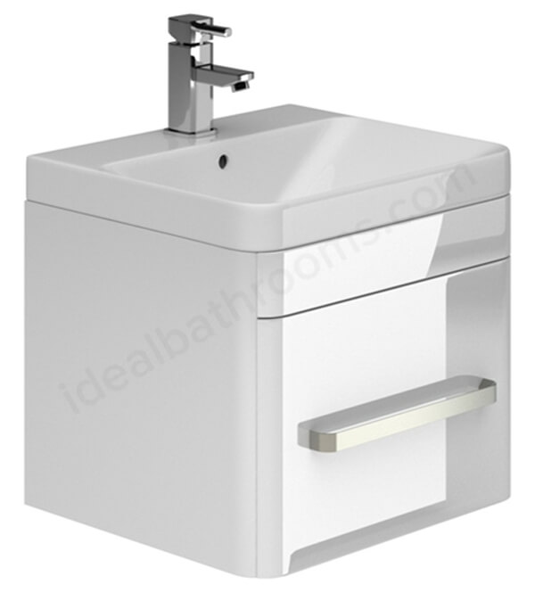 Essential Vermont 500mm Wall Hung, Wall Mounted Sink Vanity Unit