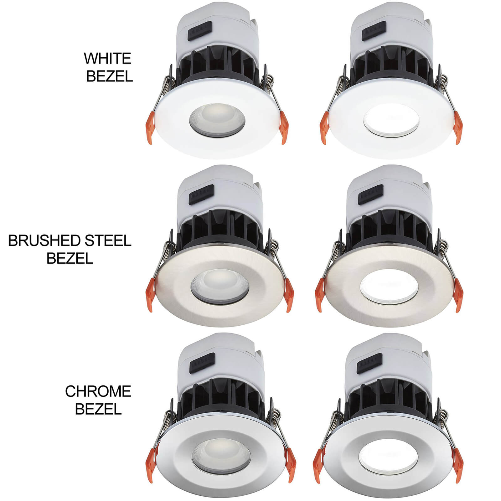 Sensio Kitchen Bathroom TrioTone Fire Rated IP65 Downlight Dimmable 