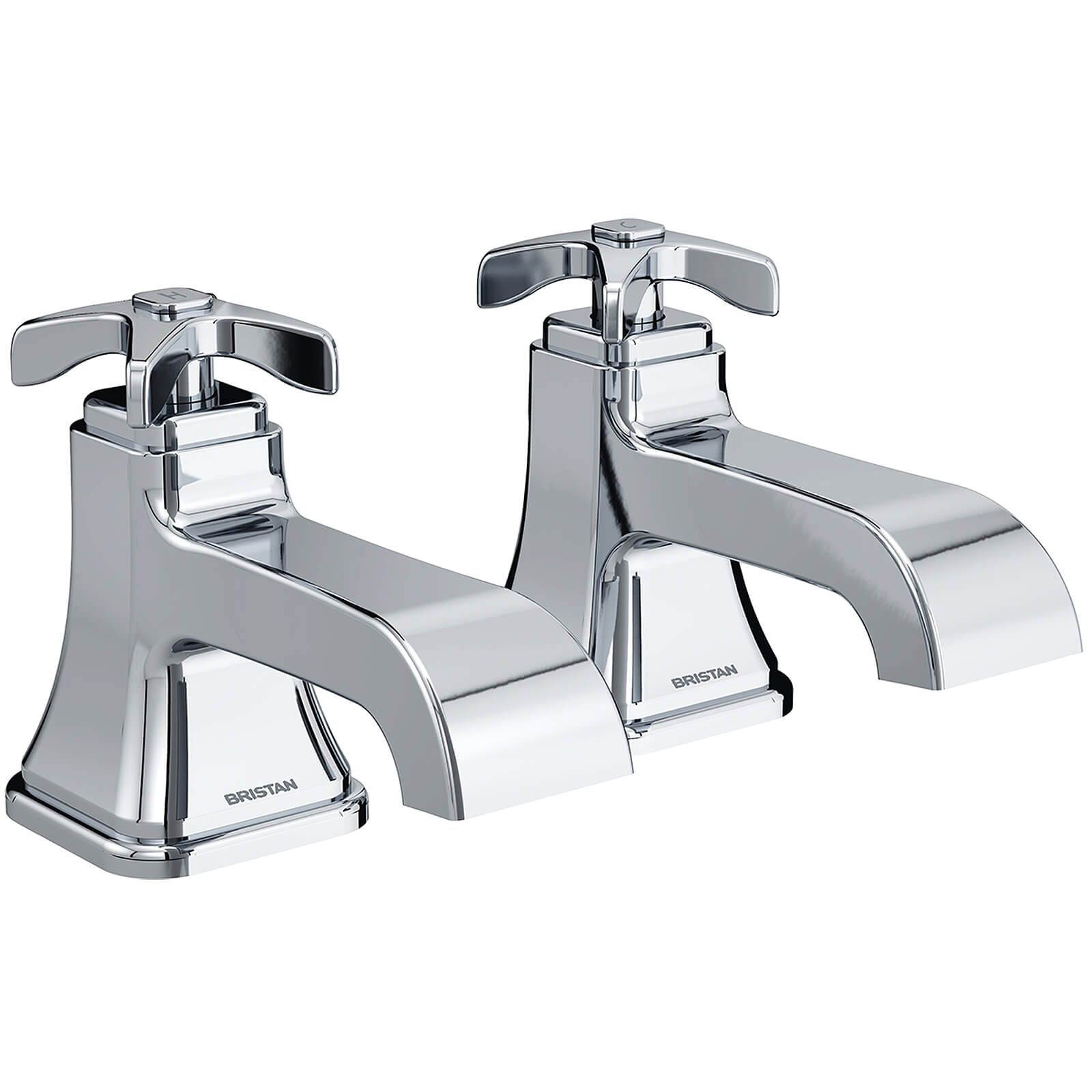 Bristan Glorious Pair Of Basin Taps Glr 1 2 C