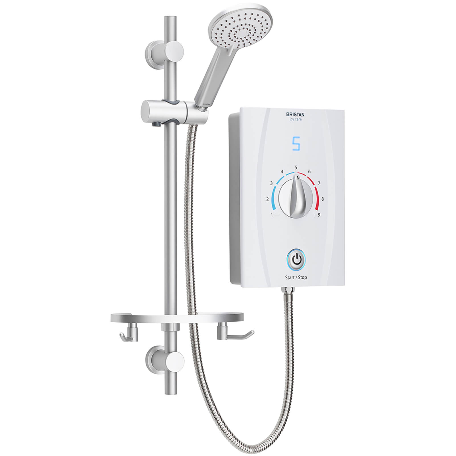 Bristan Joy Care Thermostatic White Electric Shower Joythc85 W