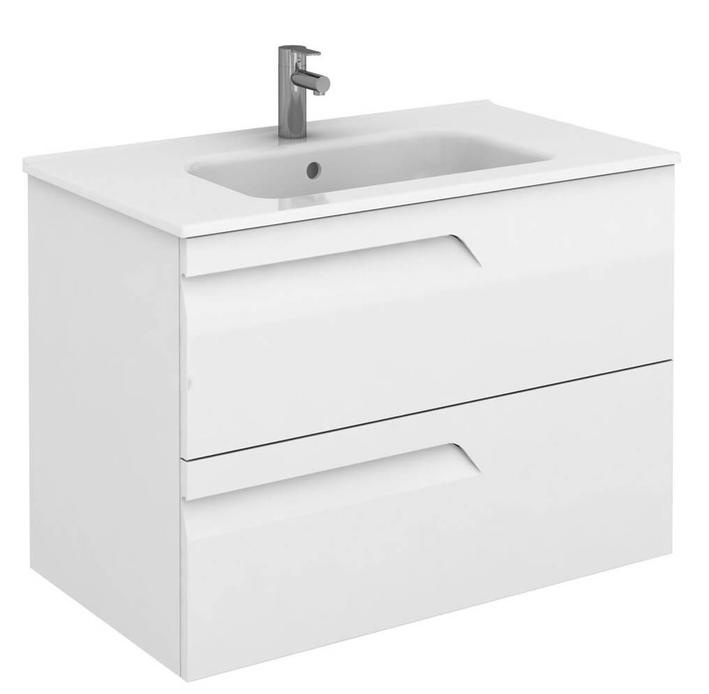 Royo Vitale Slimline 2 Drawers Wall Hung Vanity Unit - RO122757