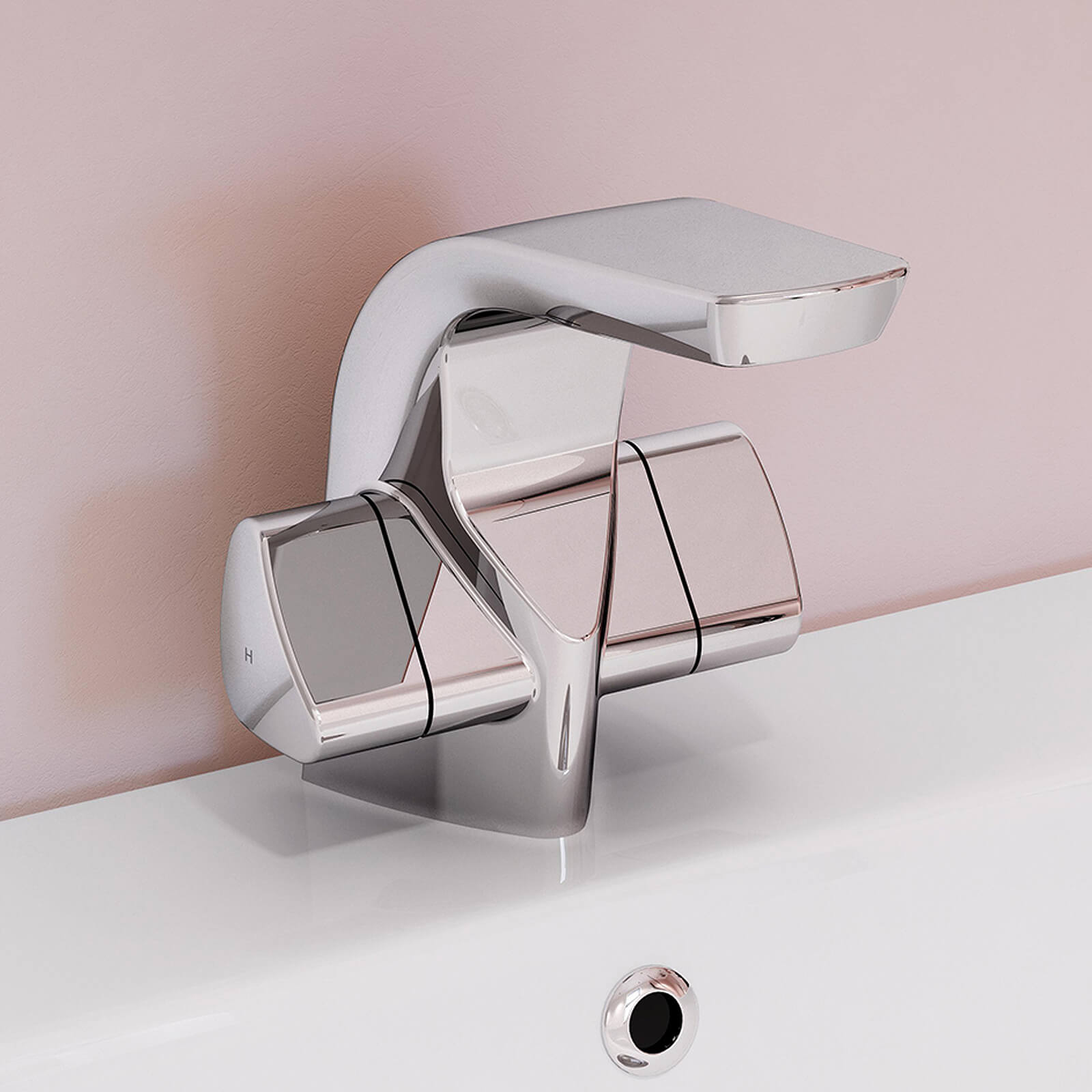 Deck Mounted Bristan Bright Mono Bath Filler Tap Chrome
