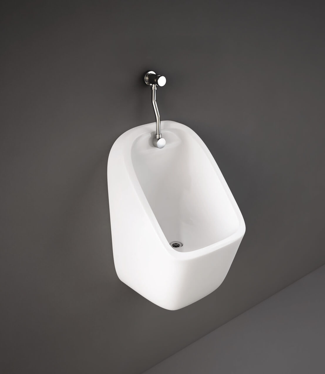 RAK Series 600 310 x 300 x 550mm White Urinal With Wall Brackets