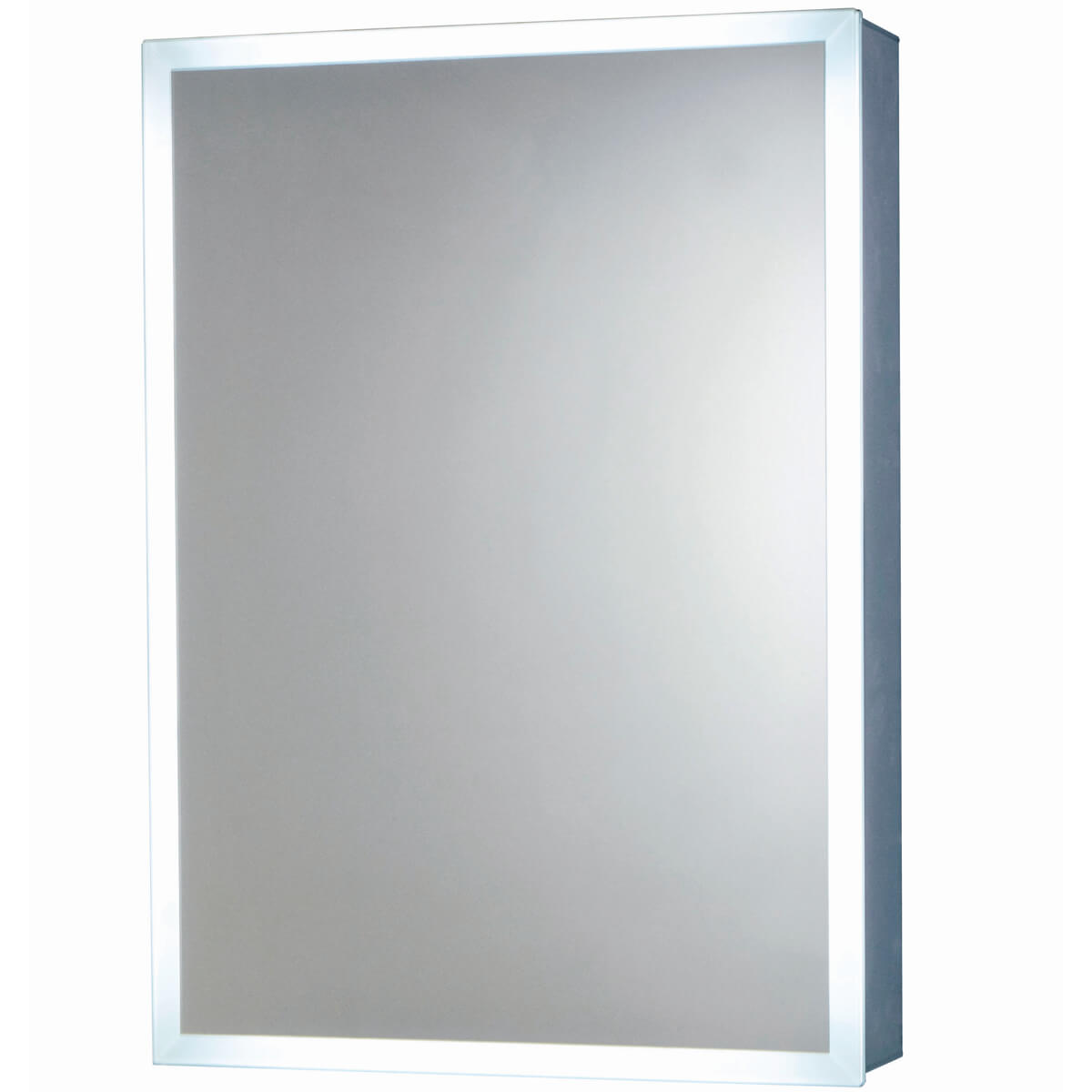 Warmiehomy LED Illuminated Bathroom Mirror Cabinet with Shaver Socket Demister Pad and Sensor 640x600mm 