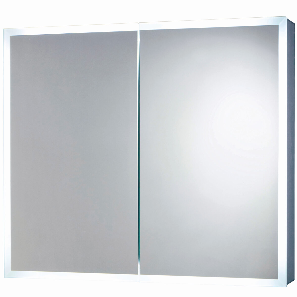 Miles Mia Mirror Cabinet With Demister Pad Shaver Socket