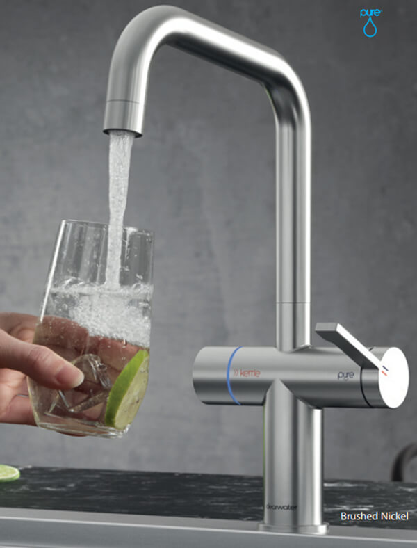 Boiling and filtered water tap