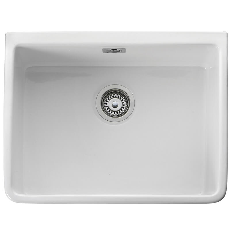 Rangemaster Belfast Fire Clay Ceramic White Sink Cbl595wh