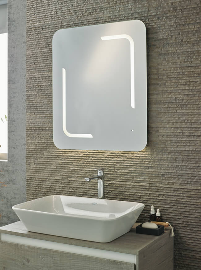 Ideal Standard Mirror With Sensor Ambient & Front Light Anti-Steam