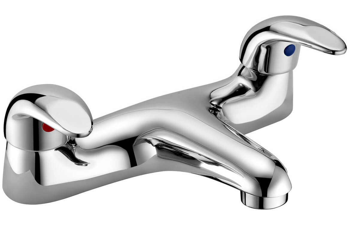 Joseph Miles Evelyn Deck Mounted Chrome Bath Mixer Tap