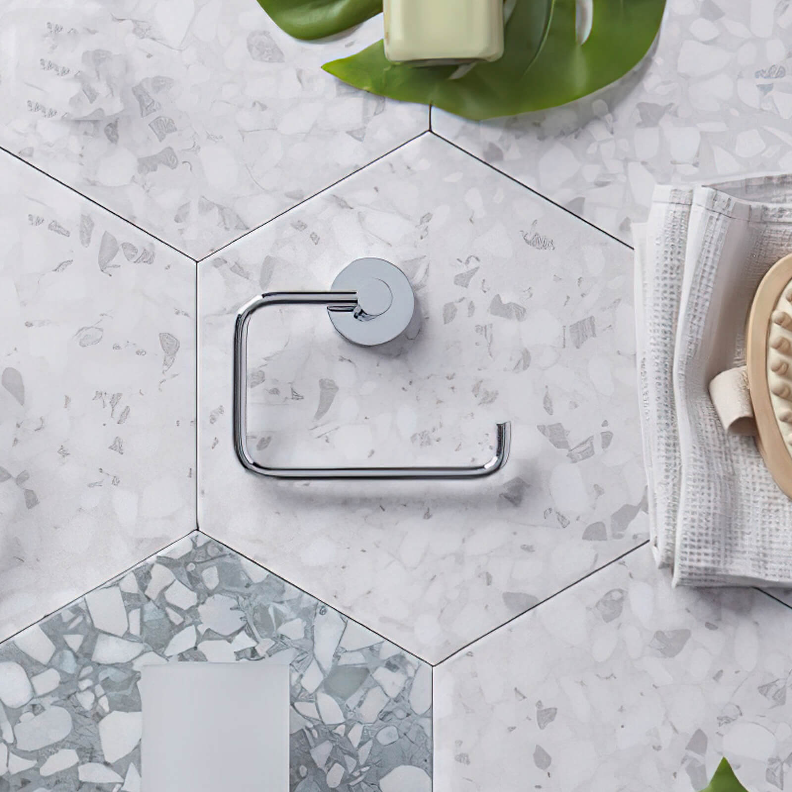 Roper Rhodes Capital Round Toilet Roll Holder DC7001.