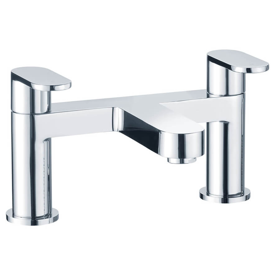 Joseph Miles Reid Deck Mounted Chrome Bath Mixer Tap