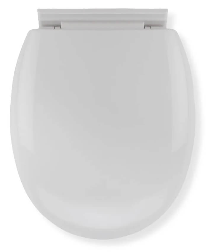 Croydex Anti Bacterial Polypropylene Toilet Seat White WL400022H