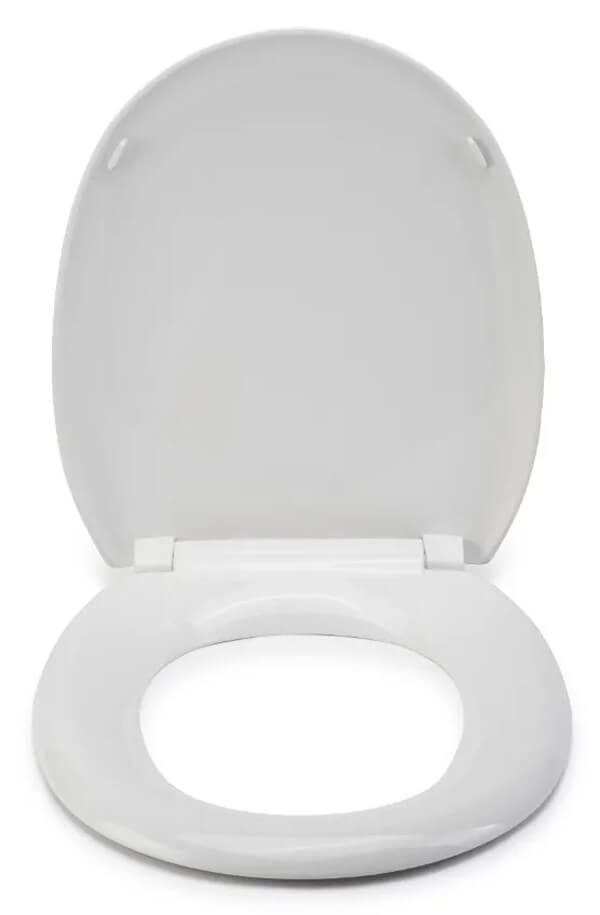 Croydex Anti Bacterial Polypropylene Toilet Seat White WL400022H